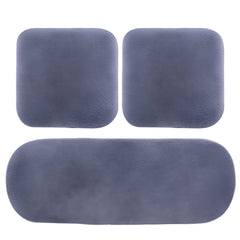 Hicle Winter Car Seat Cushion – Plush Rabbit Fur, Warm Thick Wool Seat Pad for Driver and Passenger (Gray)