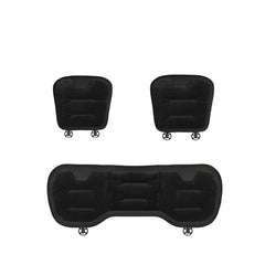 Hicle Winter Velvet Car Seat Cushion Set – Universal Fit for Mercedes, BMW & More | Black Plush Full-Seat Covers for 5-Seater Cars