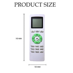 Hicle AC Remote Control for Lloyd Split & Window Air Conditioners | Compatible with Models LS12B32WACR, LS18I52WBEL | No Setup Required – Ergonomic Design