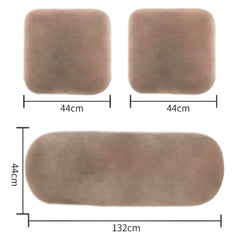 Hicle Premium Winter Plush Car Seat Cushion – Ultra Soft Rabbit Fur (Brown)