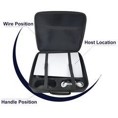 Hicle PS5 Storage Bag – Black EVA Hard Shell Carry Case for PlayStation 5 Console