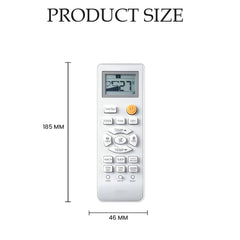 Hicle AC Remote Control for Haier Split & Window Air Conditioners | Compatible with AC-49 Model – No Setup Required – Ergonomic Design