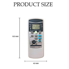 Hicle AC Remote Control for Mitsubishi Split & Window Air Conditioners | Compatible with AC-45 Model – No Setup Required – Ergonomic Design