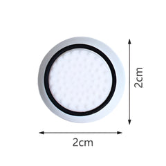 Hicle PS Thumb Grip Caps – White with Black Ring