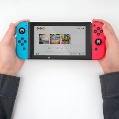 Hicle Spider Edition Thumb Grips – Black with White Spider Logo