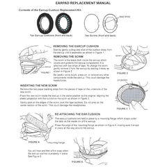 Hicle Replacement Ear Pads – Compatible with Bose QuietComfort 15 QC15 QC25 QC2 QC35 / Ae2 Series / SoundTrue & SoundLink Around-Ear Headphones (Light Grey with Blue Font, 1 Pair)