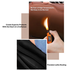 Hicle Winter Velvet Car Seat Cushion Set – Universal Fit for Mercedes, BMW & More | Black Plush Full-Seat Covers for 5-Seater Cars