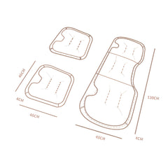 Hicle Winter Velvet Car Seat Cushion Set – Universal Fit for Mercedes, BMW & More | Black Plush Full-Seat Covers for 5-Seater Cars