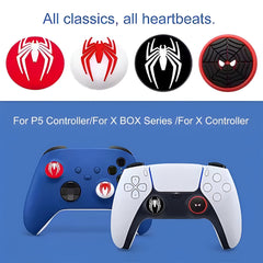 Hicle Spider Edition Thumb Grips – Black with White Spider Logo