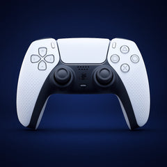 Hicle Silicone Protective Cover for PS5 Controller – Anti-Slip Dotted Grip Sleeve – Monochrome Solid Color Soft Case (White)