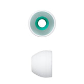 Hicle Silicone Earbuds Tips – Compatible with Sony XBA, MDR, Senhai, and UE Series In-Ear Headphones (Medium – 11mm, 3.5mm Diameter, White)
