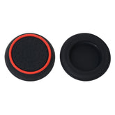 Hicle PS Joystick Luminous Silicone Thumb Grip Caps – Black with Red Ring