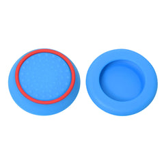 Hicle PS Thumb Grip Caps – Blue with Red Ring