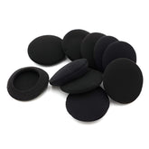 Hicle 45mm Round Foam Ear Cushion Pads – Compatible with Sennheiser PX100, Koss Porta Pro, and Similar On-Ear Headphones (5 Pairs, Black)