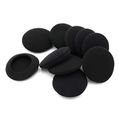 Hicle 45mm Round Foam Ear Cushion Pads – Compatible with Sennheiser PX100, Koss Porta Pro, and Similar On-Ear Headphones (5 Pairs, Black)