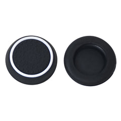 Hicle PS Joystick Luminous Silicone Thumb Grip Caps – Black with White Ring