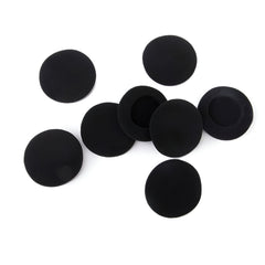 Hicle 65mm Universal Foam Earbud Covers – Replacement Cushions for On-Ear Headphones (4 Pairs, Black)