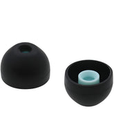 Hicle Premium Silicone Earbuds Tips – Medium (11mm) – Black– Compatible with Sony XBA, MDR, Senhai, and UE Series In-Ear Headphones