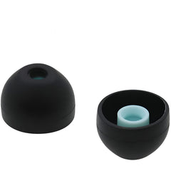 Hicle Premium Silicone Earbuds Tips – Medium (11mm) – Black– Compatible with Sony XBA, MDR, Senhai, and UE Series In-Ear Headphones