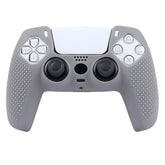 Hicle Silicone Grip Cover for PS5 Controller – Anti-Slip Dotted Texture Protective Sleeve (Grey)