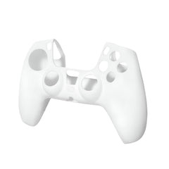 Hicle Silicone Soft Cover for PS5 Controller – Anti-Slip Protective Sleeve with Smooth Matte Finish (White)