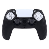 Hicle Silicone Grip Cover for PS5 Controller – Anti-Slip Dotted Texture Protective Sleeve (Black)