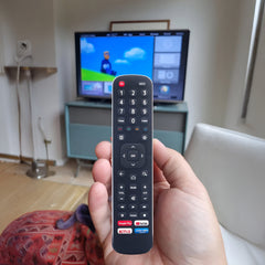 Hicle Replacement Remote Compatible with VU LED/LCD Smart TVs – No Setup Required