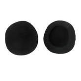 Hicle 40mm Replacement Foam Earbud Pad Covers – 5 Pairs – Black – Compatible with Headsets & Earphones