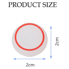 Hicle PS Thumb Grip Caps – White with Red Ring