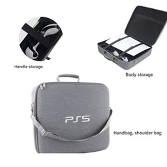 Hicle PS5 Storage Bag – Hard Shell EVA Carrying Case with Shoulder Strap for PlayStation 5 Console