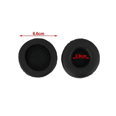 Hicle Replacement Headset Ear Cushion Pads – Compatible with Sony DR-BT101, DR220DP, Boat Rockerz 600 – Black (1 Pair)