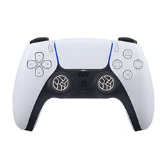 Hicle Anti-Slip Joystick Cap for PS5, PS4 & Xbox Controllers – 3D Silicone Thumb Grip Cover (Pack of 2, Black+white)