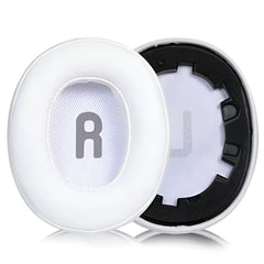 Hicle Replacement Ear Pads for JBL T700BT & T750 Over-Ear Headphones – White (Pack of 1)