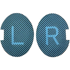 Hicle Replacement Ear Pads – Compatible with Bose QuietComfort 15 QC15 QC25 QC2 QC35 / Ae2 Series / SoundTrue & SoundLink Around-Ear Headphones (Light Grey with Blue Font, 1 Pair)