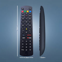 Hicle Universal TV Remote Control for Jio Fiber Set-Top Boxes | Compatible Replacement with Quick Response – No Voice or Pointer Function