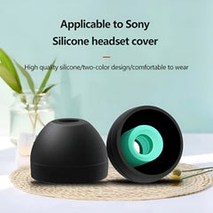 Hicle Premium Silicone Earbuds Tips – Small (9mm) – Black – Compatible with Sony XBA, MDR, Senhai, and UE Series In-Ear Headphones