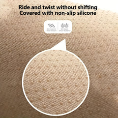 Hicle Premium Beige Car Seat Cushion Set – 3 Piece Anti-Slip PU Leather Seat Covers for Front & Rear Seats – Universal Fit for Most Cars