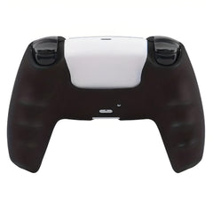 Hicle Mortal Kombat Edition Silicone Cover for PS5 Controller – Black Anti-Slip Soft Protective Case with Lightning Design and MK Logos