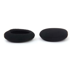 Hicle 40mm Replacement Foam Earbud Pad Covers – 5 Pairs – Black – Compatible with Headsets & Earphones