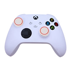 Hicle PS Thumb Grip Caps – White with Red Ring