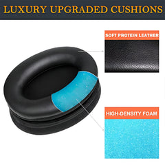 Hicle Replacement Ear Pads for Sony MDR-1000X & WH-1000XM4 Headphones – Black (1 Pair)