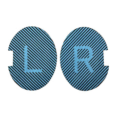 Hicle Headphones EarPads Cushions Replacement - Compatible with Bose QuietComfort 15 QC15 QC25 QC2 QC35/ Ae2 Ae2i Ae2w SoundTrue & SoundLink (Around-Ear Series Only)-Khakhi-BlueFont Over The Ear Headphone Cushion (Pack of 2, Khakhi, Blue)