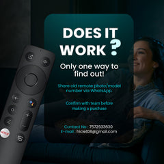 Hicle Bluetooth Voice Remote Control for OnePlus Smart TVs – Google Assistant Enabled – Compatible with Android TV Models – Easy Pairing & Durable Design