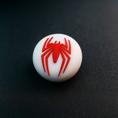 Hicle Spider Edition Thumb Grips – White with Red Spider Logo