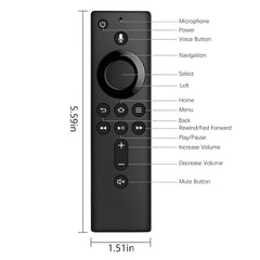 Hicle Compatible Voice Remote Control for Amazon Fire TV Stick 2nd Generation, Alexa Voice Remote Replacement, Easy Setup