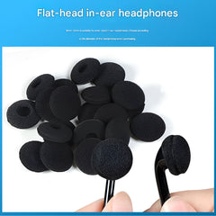 Hicle 65mm Universal Foam Earbud Covers – Replacement Cushions for On-Ear Headphones (4 Pairs, Black)