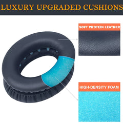 Hicle Premium Replacement Ear Pads – Compatible with Bose QuietComfort Series and SoundTrue/SoundLink Around-Ear Headphones (1 Pair, Black)
