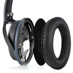 Hicle 50mm Round Foam Ear Pads – Compatible with Sony MDR-V6, MDR-7506, and Similar On-Ear Headphones (1 Pair, Black)