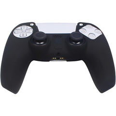 Hicle Silicone Soft Cover for PS5 Controller – Anti-Slip Protective Sleeve with Smooth Matte Finish (Black)