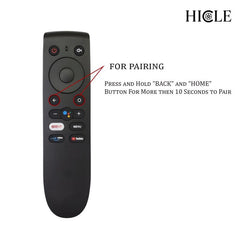 Hicle Bluetooth Voice Remote Control for OnePlus Smart TVs | Compatible with OnePlus Android TV Models – Supports Google Assistant – Requires Pairing
